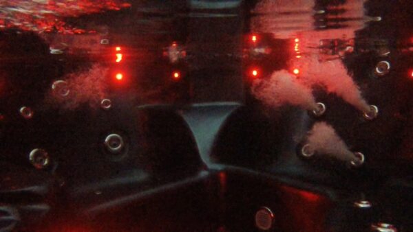 Whirlpool Casablanca Stark Wellness LED Randbeleuchtung Rot