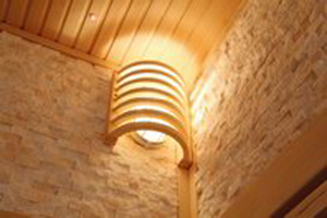 Indoor Sauna Stark Wellness Licht